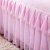 双层蕾丝床裙/席梦思保护罩 101款(粉色 1.5米床)第3张高清大图