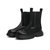 森达2021冬季新款商场同款网状透气舒适女切尔西中筒靴4MQ11DZ1(黑色 40)第7张高清大图