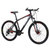 喜德盛（xds） 山地自行车逐日550运动健身27速26吋铝合金车架避震前叉机械碟刹(黑红色 17吋（适合1.65-1.8米）)第2张高清大图