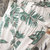 霓美舒 和服睡衣女春秋季长袖三件套日式甜美可爱夏天吊带家居服套装(LQE 2602三件套#绿树叶 L码)第5张高清大图