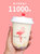 一次性水果捞杯子透明塑料杯u型杯珍珠奶茶杯打包果汁胖胖杯带盖(360火烈鸟q杯+透明注塑盖50套)第5张高清大图