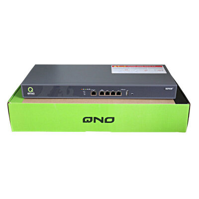台湾侠诺（QNO）GQF630+企业4WAN多核高速全千兆路由器上网行为管理防火墙VLAN(灰色 官方标配)