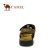 Camel骆驼男女鞋2013夏季新品清凉舒适休闲凉鞋82309613(暗棕 40)第3张高清大图