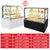 五洲伯乐（WUZHOUBOLE） 蛋糕柜面包展示柜风冷保鲜柜冷藏柜水果寿司熟食柜陈列柜 黑色圆弧后开门(1.8米CLY-1.8B+除雾)第5张高清大图