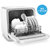 美的（Midea）全自动家用洗碗机MT 易安装台式小型智能烘干大白第2张高清大图