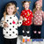 JELISPOON吉哩熊韩国童装冬季新款女童圆点加绒套装(150 乳白色)第5张高清大图