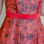 亲衣倾诚 2017新品夏装韩版红色碎花连衣裙 女装圆领无袖印花裙 中长裙 M8108(红色 XL)第4张高清大图