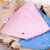 小米米minimoto婴儿口水巾多用巾围嘴三角巾按扣2条装(星星三角多用巾（蓝色+粉色）)第2张高清大图