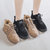 加绒马丁靴女2021冬季新款反光棉鞋女保暖学生短靴韩版女靴子K806(黑色 37)第2张高清大图