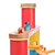 MiDeer弥鹿儿童创意建构滚珠积木立体滑梯轨道玩具弹珠周岁礼物(进阶版89pcs)第3张高清大图