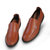 ADAMO RICCI 英伦商务休闲鞋 豆豆鞋真皮休闲男鞋子QZ-8076(褐色 43)第2张高清大图