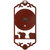 汉时（Hense)新中式实木复古装饰挂钟客厅古典静音石英时钟HW7333(富贵吉祥)第4张高清大图