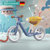 kinderkraft德国儿童平衡车RAPID(乌云）充气胎2岁3岁6岁女孩滑步车80-120公分送头盔护具套装(绿色)第2张高清大图