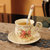 欧式陶瓷咖啡杯子高档精致杯具套装英式下午花茶家用小奢华优雅。(浪漫花海1杯1碟1勺-B31 默认版本)第5张高清大图