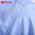 夏季男女修身职业装衬衫酒店制服办公衬衫工作服可定制绣LOGO(深蓝色 3XL/43男款)第5张高清大图