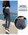 韩版网红豹纹小脚牛仔裤显瘦紧身铅笔弹力裤(黑色 32)第4张高清大图