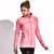 美国HOTSUIT春秋季女子防风保暖运动外套拉链修身开衫立领6696004(粉红色 XL)第4张高清大图