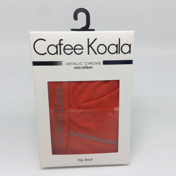 Cafee Koaia男士内裤男平角裤莫代尔棉四角短裤头单条盒装ck6954(蓝色 L)