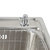 韩国白鸟水槽 304不锈钢水池 双槽套餐 洗菜盆/洗碗池 D81432(HJ-2108)第4张高清大图