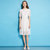 法式蕾丝白色连衣裙女收腰显瘦2021春夏新款赫本风一字领气质(白色 S)第4张高清大图
