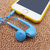 捷力源 彩色苹果耳机 线控带麦 适用苹果 iPhone 4s/5s/6/6s/6p 安卓小米华为三星步步高通用耳塞(橙色)第3张高清大图