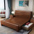 吉木多 胡桃木实木床中式1.5米，1.8米现代简约主卧婚床卧室家具单双人床(1.8*2米胡桃色 单床)第2张高清大图