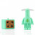 趣玩礼品 张小盒手持USB充电迷你风扇便携迷你(青色)第3张高清大图