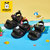 巴布豆童鞋21夏季新款男童女童儿童防撞包头机能鞋凉鞋沙滩鞋子(36 黑)第2张高清大图