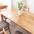 全实木独特餐桌椅组合橡木环保家具北欧现代简约一桌四椅饭桌(原木色-1.16米桌+餐椅*6)第5张高清大图