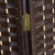 【京好】折叠屏风 现代简约环保实木隔断玄关 创意酒店办公室家居G157（4片起售）(乳白色一片 每片高170宽40)第5张高清大图