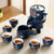 懒人自动茶具套装家用客厅简约现代陶瓷茶壶办公室泡茶功夫茶杯(龙凤自动茶具)第5张高清大图