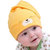 小小萌 婴幼儿小熊棉帽睡眠帽(均码 黄色)第3张高清大图