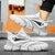 VRKK新款时尚飞织透气运动鞋高弹网面舒适慢跑鞋百搭休闲鞋男鞋子(白色 39)第8张高清大图