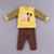 迪士尼宝宝  男女款儿童保暖内衣套装 加厚加绒 礼盒装(男款明黄3432600Y 90cm)第2张高清大图