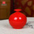 欧式陶瓷 花瓶摆件小花瓶干花水培花器不含底座(8CM中国红)第3张高清大图