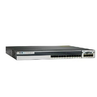 思科（Cisco） WS-C3750X-12S-S 12端口全千兆三层交换机