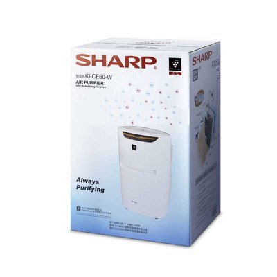 夏普（Sharp）KI-CE60-W 家用空气净化器  杀菌 除尘