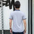 2017夏季新款时尚青年男士韩版潮流短袖T恤衫男学生帅气修身上衣(灰色 XXXL)第5张高清大图