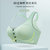 前扣大码哺乳内衣产后喂奶聚拢背心式孕妇文胸运动防下垂睡眠胸罩(薄荷绿 4XL（适合180-200斤）ABC)第9张高清大图