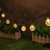 LED太阳能小彩灯户外防水满天星圣诞灯串阳挂件台花园庭院装饰灯(星星-暖色 太阳能-5米20灯【双模式】)第4张高清大图