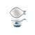创意鱼形碗小碟子不规则个性日式家用单个汤面手柄碗陶瓷水果沙拉(10.25英寸鱼碗 可做汤碗)第5张高清大图
