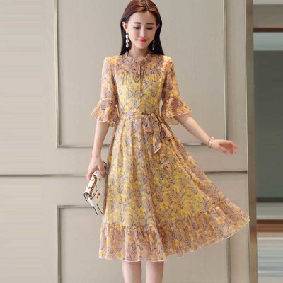 女装2018新款潮 夏装18-25岁20夏季长裙气质