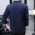 2017春装新款韩版修身男装外套休闲夹克男(B8917深蓝 4XL)第5张高清大图