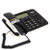 得力文具（deli）794电话机 桌面横式 商务大气 大屏显示 防雷电话机(白色)第4张高清大图