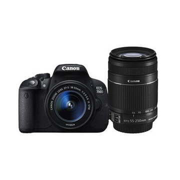 佳能 (Canon)EOS 700D单反套机 双头套机 （18-55mm+55-250mm)(官方标配)