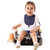 英国zazababy汽车用儿童安全座垫 4-12岁宝宝车载坐垫(斑马纹)第3张高清大图