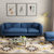 夏树 现代简约客厅小户型沙发双人三人日式北欧沙发卧室布艺沙发组合SB13(蓝色（不可拆洗） 双人位（1.4米）)第3张高清大图