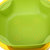 西派珂双层创意水果盘零食糖果干果盒欧式时尚水果盆套装组合果盆(白绿套装)第2张高清大图