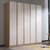 a家家居 北欧实木衣柜2 3 4 5门现代简约经济型组装衣橱卧室家具(5门（含内柜+裤架）） 衣柜)第3张高清大图