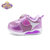 Disney/迪士尼0-3岁童鞋新款运动鞋婴幼童灯鞋男女小童户外运动休闲鞋婴儿学步鞋K00007 K00008(16码/参考脚长160mm K00008紫色)第2张高清大图